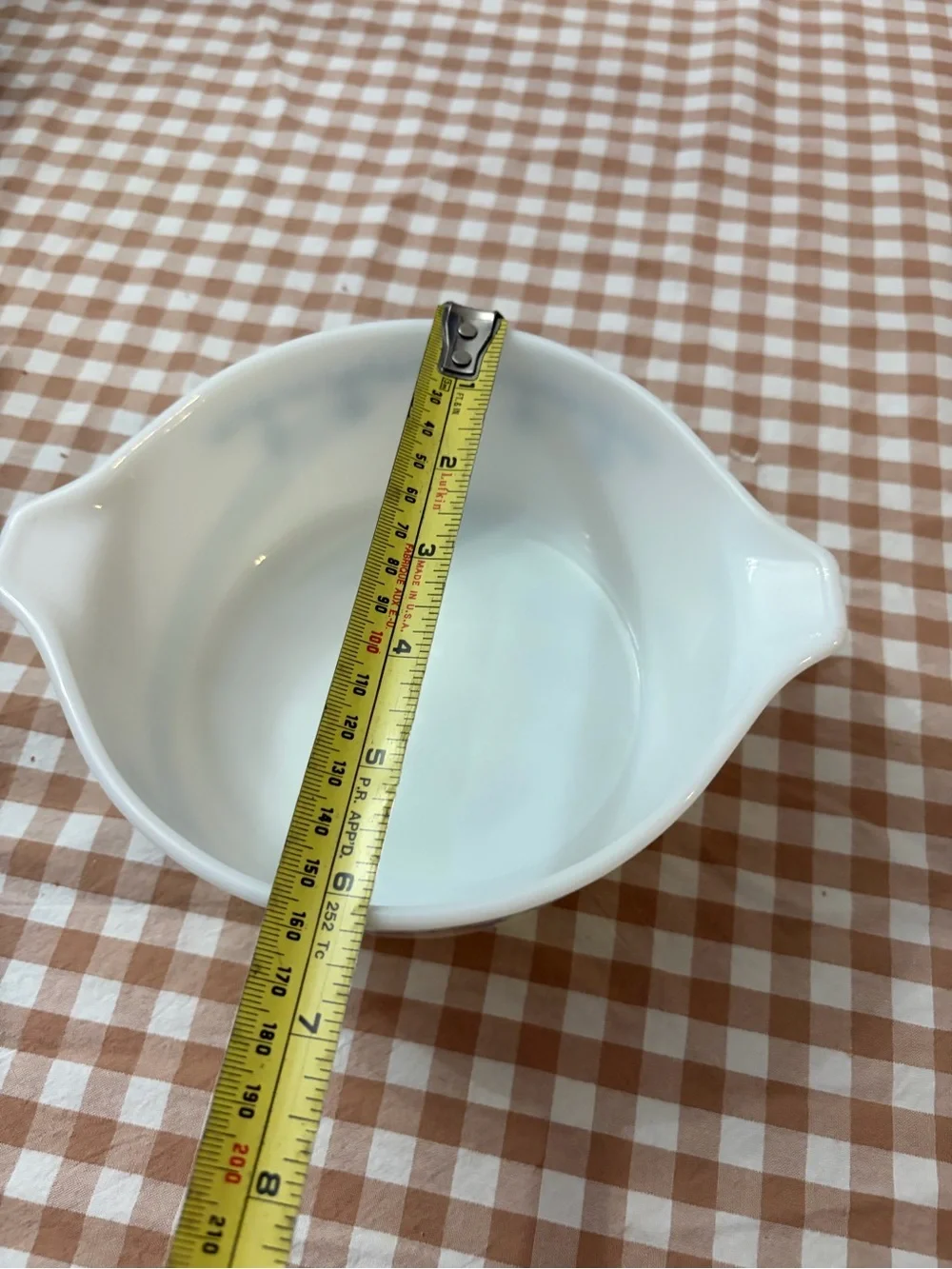 vintage Pyrex Snowflake Garland 474-B casserole dish